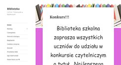 Desktop Screenshot of biblioteka.almalo.edu.pl