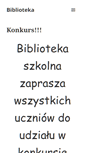 Mobile Screenshot of biblioteka.almalo.edu.pl