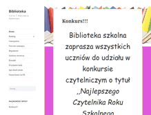 Tablet Screenshot of biblioteka.almalo.edu.pl